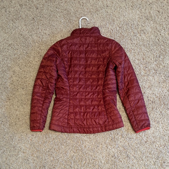 Patagonia Jacket Womens XXS Red Nano Puffer Insulated Primaloft Full Zip - Picture 11 of 13